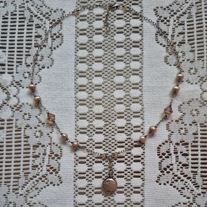 Liz Grant Elegant Pearl and Silver Necklace